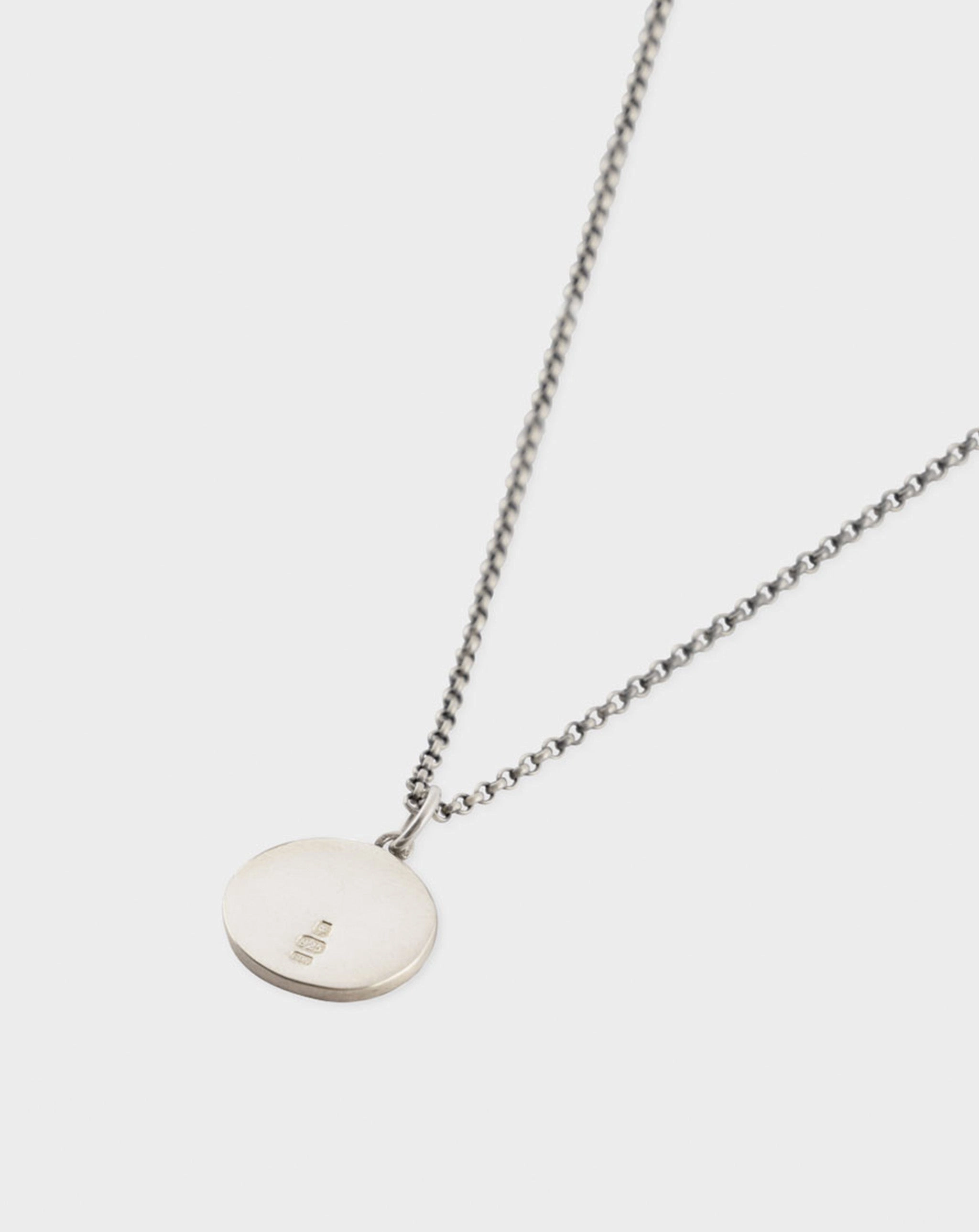 Silver Minimal Hallmark Necklace