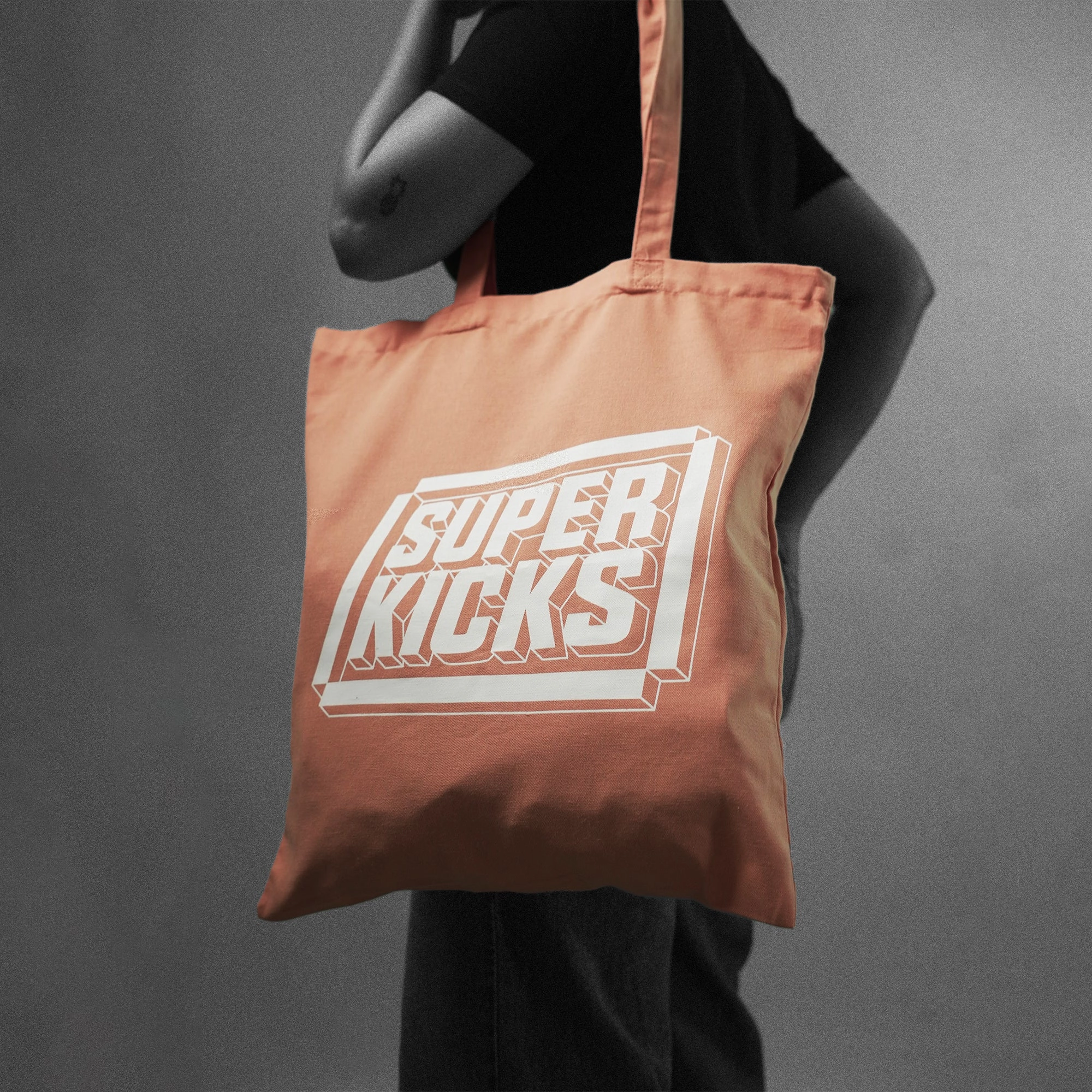 Superkicks | SUPERKICKS 3D LOGO M TOTE  { PEACH