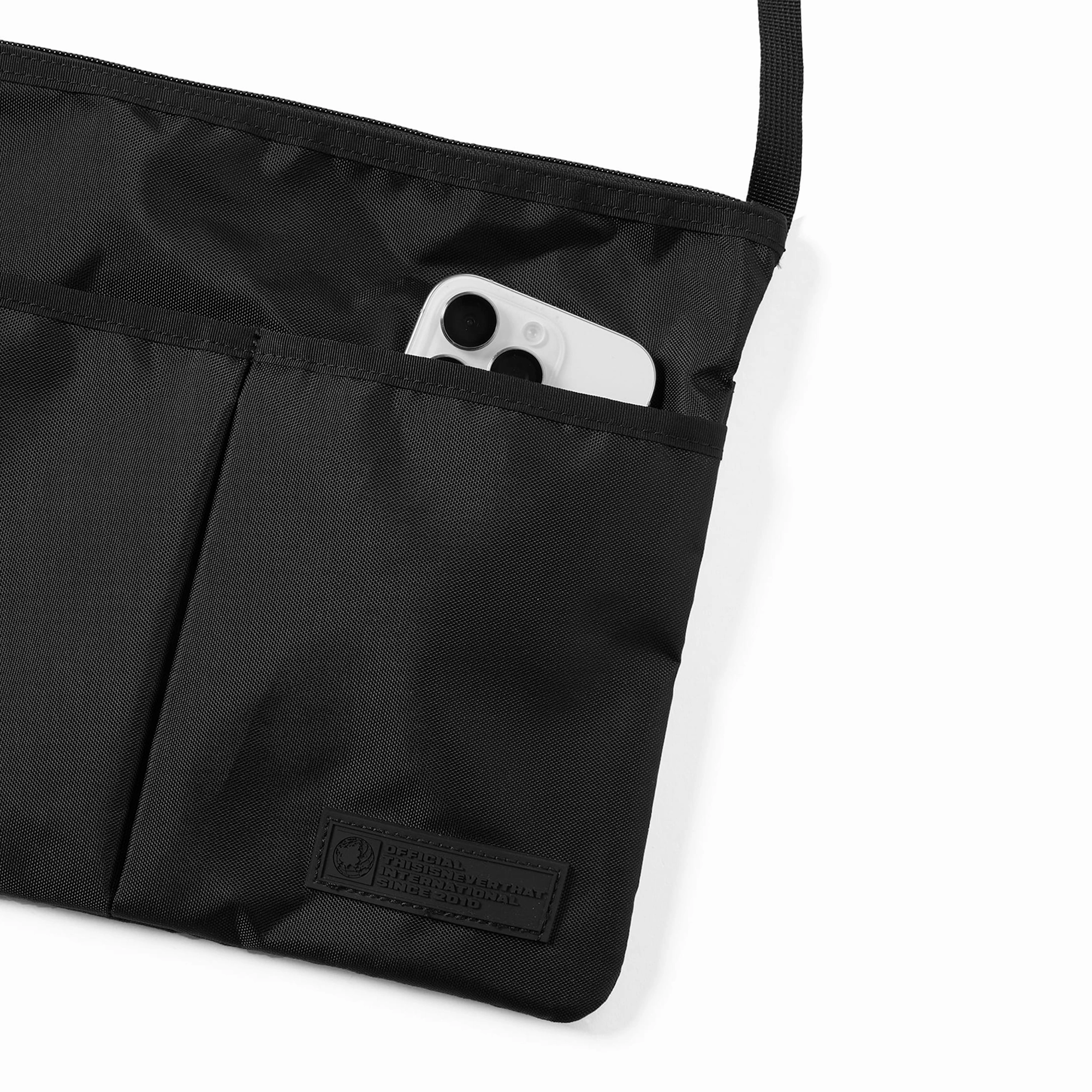 thisisneverthat Nylon Shoulder Bag Black