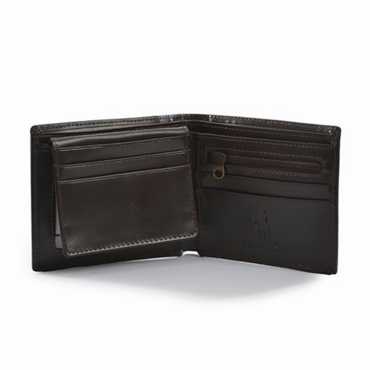 Thomas Cook Leather Edged Wallet - Dark Brown