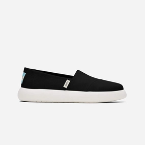 Toms | MALLOW ALPARGATA  { BLACK
