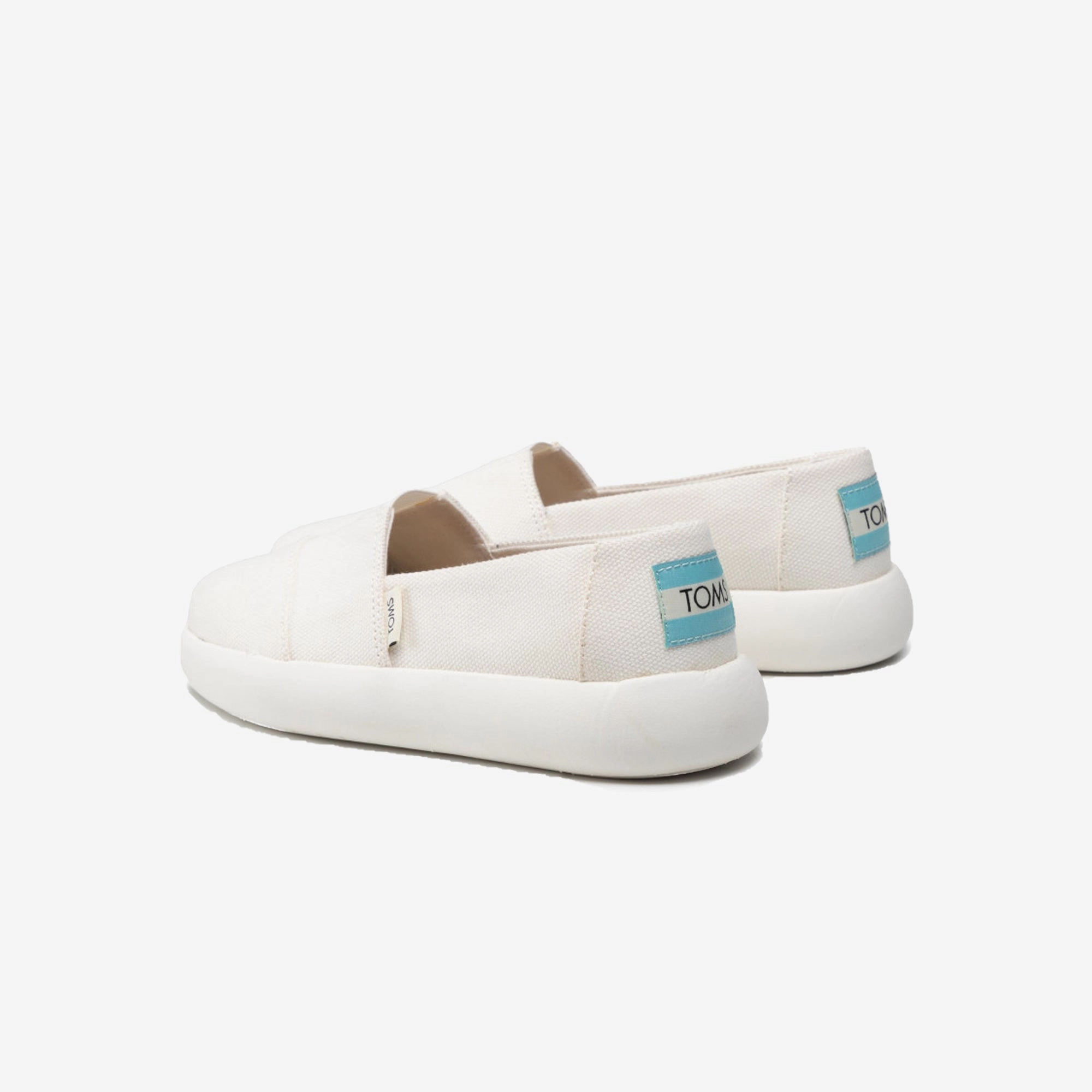 Toms | MALLOW ALPARGATA  { WHITE