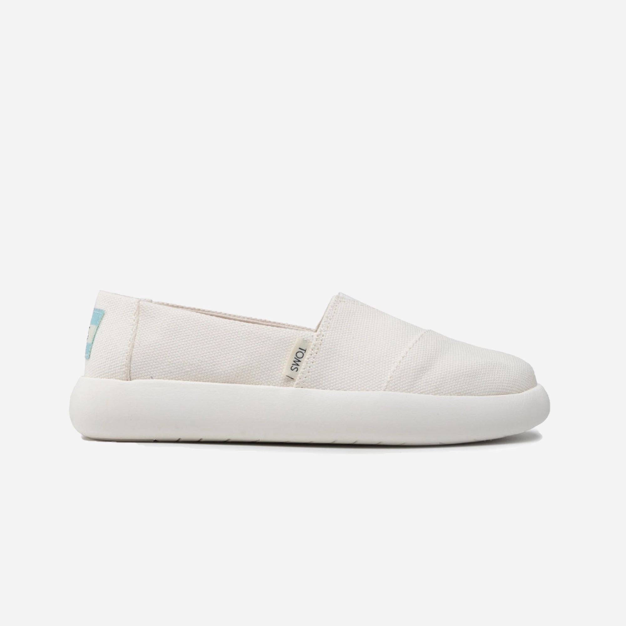 Toms | MALLOW ALPARGATA  { WHITE