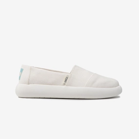 Toms | MALLOW ALPARGATA  { WHITE