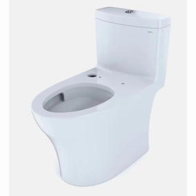 TOTO CST646CEMFGNAT40-01 Dual Flush Elongated Standard Height Water Sense Toilet, Cotton