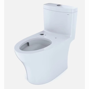 TOTO CST646CEMFGNAT40-01 Dual Flush Elongated Standard Height Water Sense Toilet, Cotton
