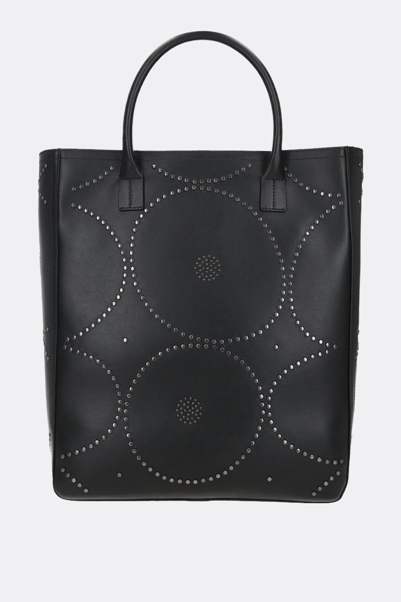 Tresor medium smooth leather tote bag
