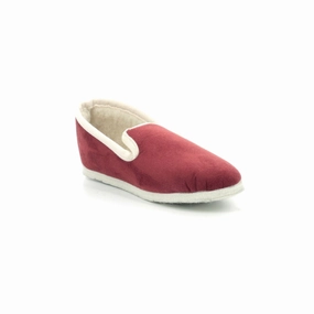 Ultra-soft red slippers
