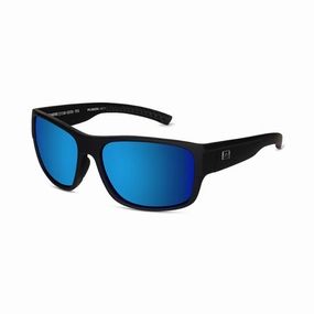 Wollumbin Australia Offshore Mens Sunglasses - Black/Blue